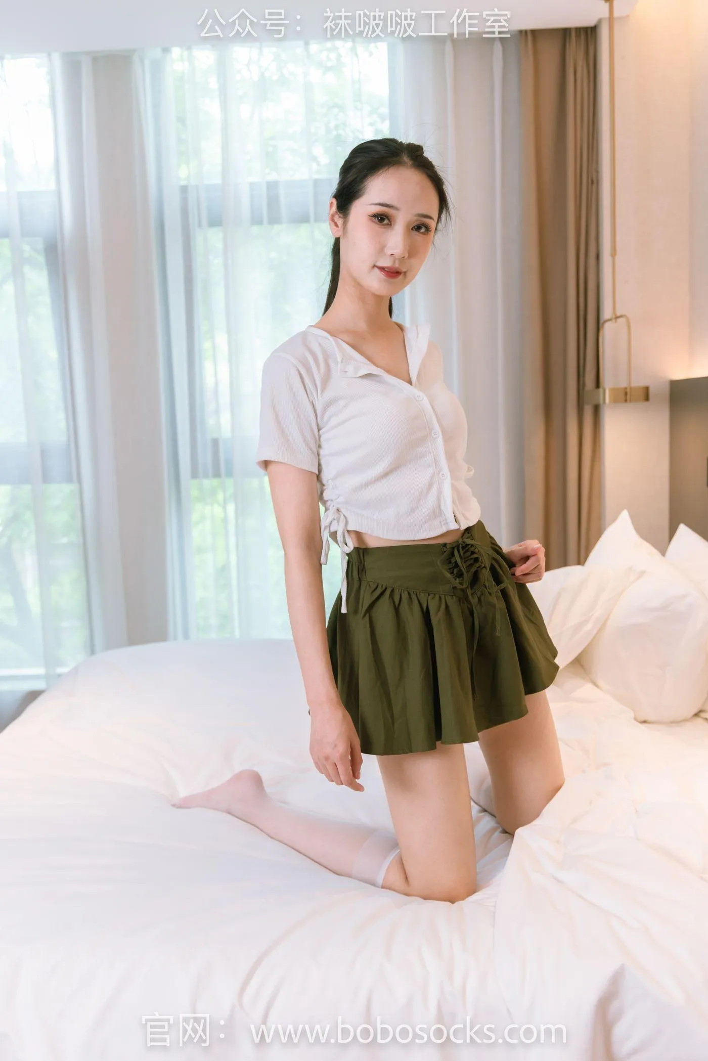 [BoBoSocks袜啵啵]NO.095 小安-板鞋、小腿丝袜 [140P]插图5